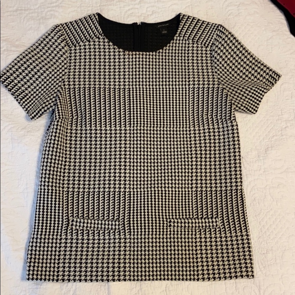 Houndstooth blouse